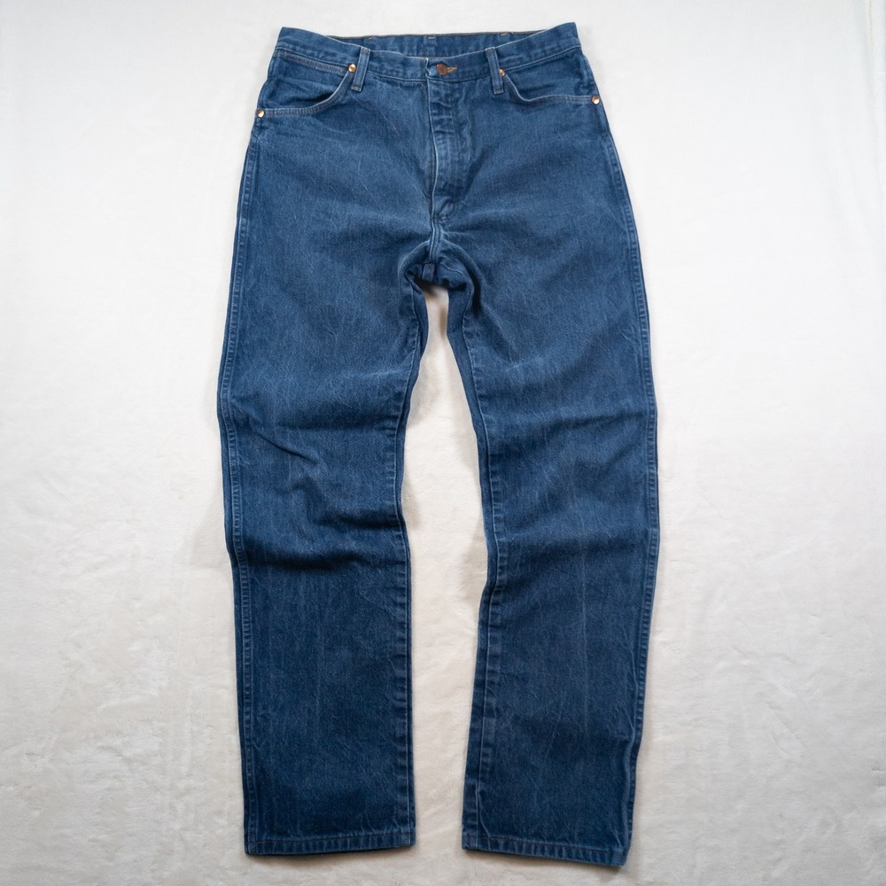 Wrangler Cowboy Cut Jeans Men 36x34 Blue 13MWZ Western Cowboy Workwear Gorpcore
